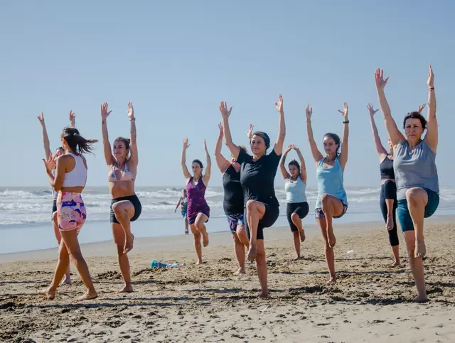 Clase de yoga con Alejandra Crocco en Mar del Plata