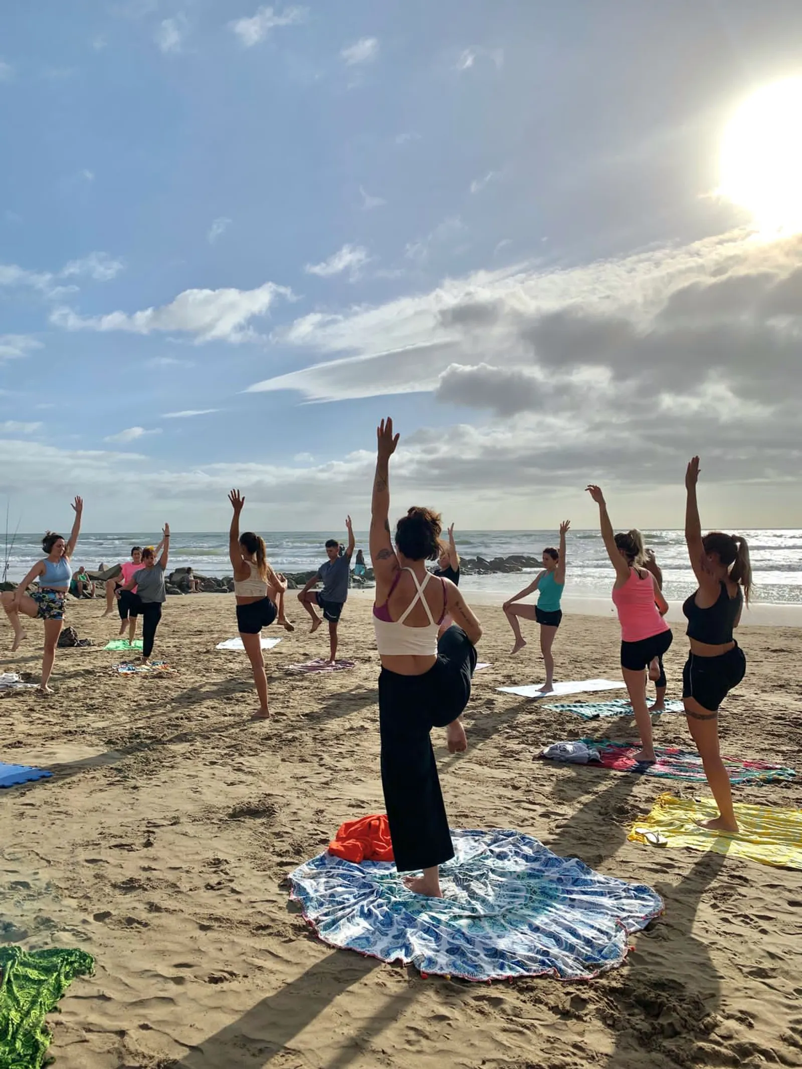 Clase de yoga con Alejandra Crocco en Mar del Plata