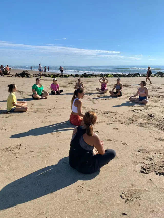 Clase de yoga con Alejandra Crocco en Mar del Plata