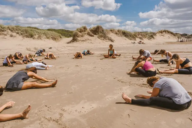 Clase de yoga con Alejandra Crocco en Mar del Plata